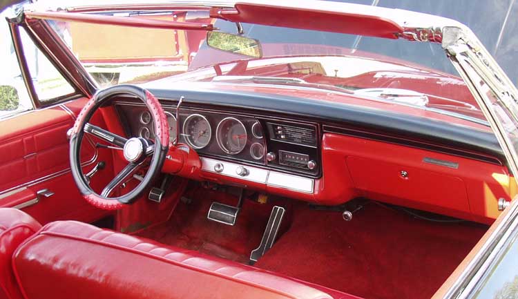 67 Chevy Impala Convertible Dash