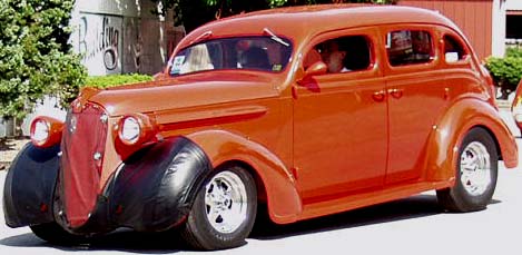 37 Plymouth Chopped 4dr Sedan