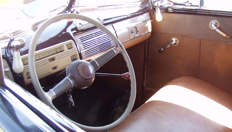 40 Ford Deluxe Convertible Dash