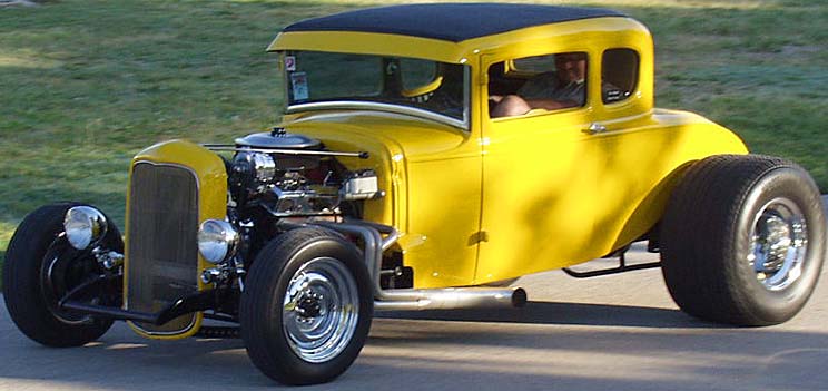 31 Ford Model A Hiboy Chopped Coupe