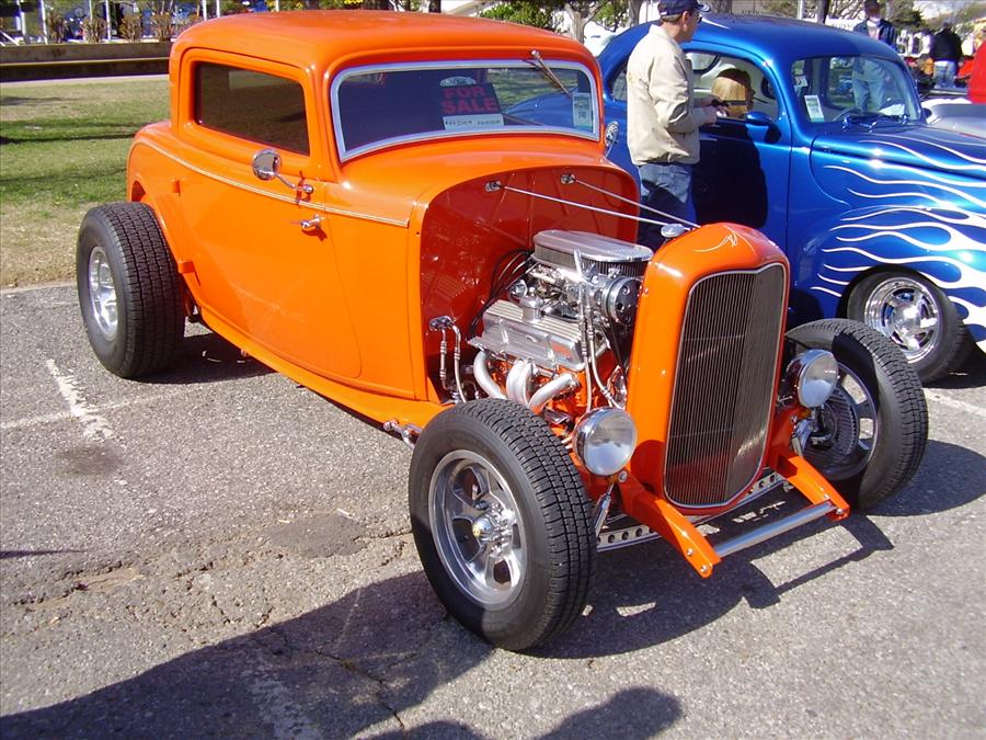 32 Ford Hiboy Chopped 3W Coupe