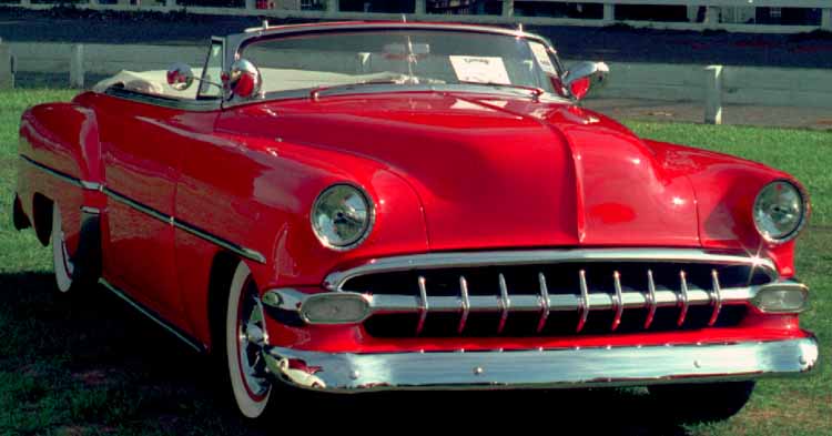 54 Chevy Chopped Convertible Custom